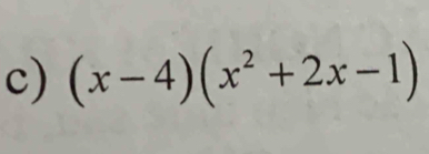 (x-4)(x^2+2x-1)