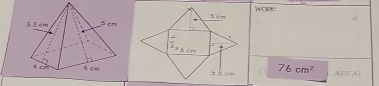 WORK
76cm^2 L AREAI