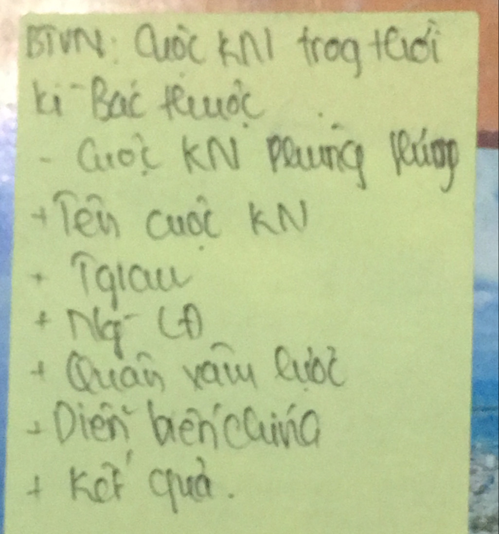 BiV Quoc knl trog tadi 
ki `Bai fuuàc 
Go' KN paung peing 
Ten cuot KN 
,iglaw 
+n ( 
+ Quan yánu lio 
.Dien bencQing 
+ Ker quó.