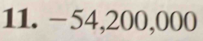 - -54,200,0 00