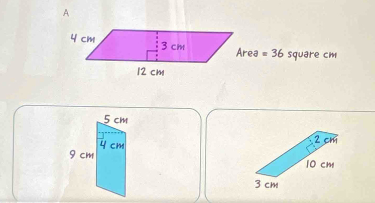 ea =36 square cm

9 cm