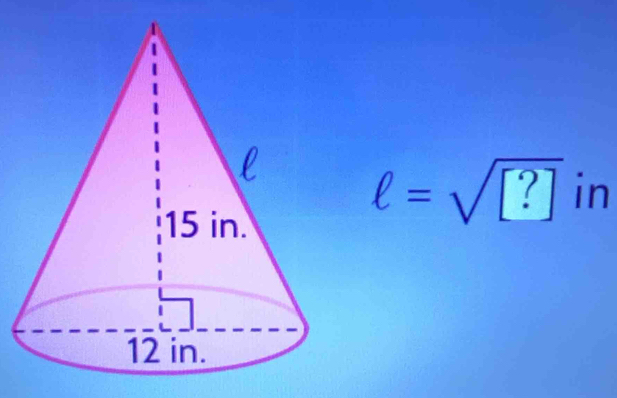 ell =sqrt([?]) in