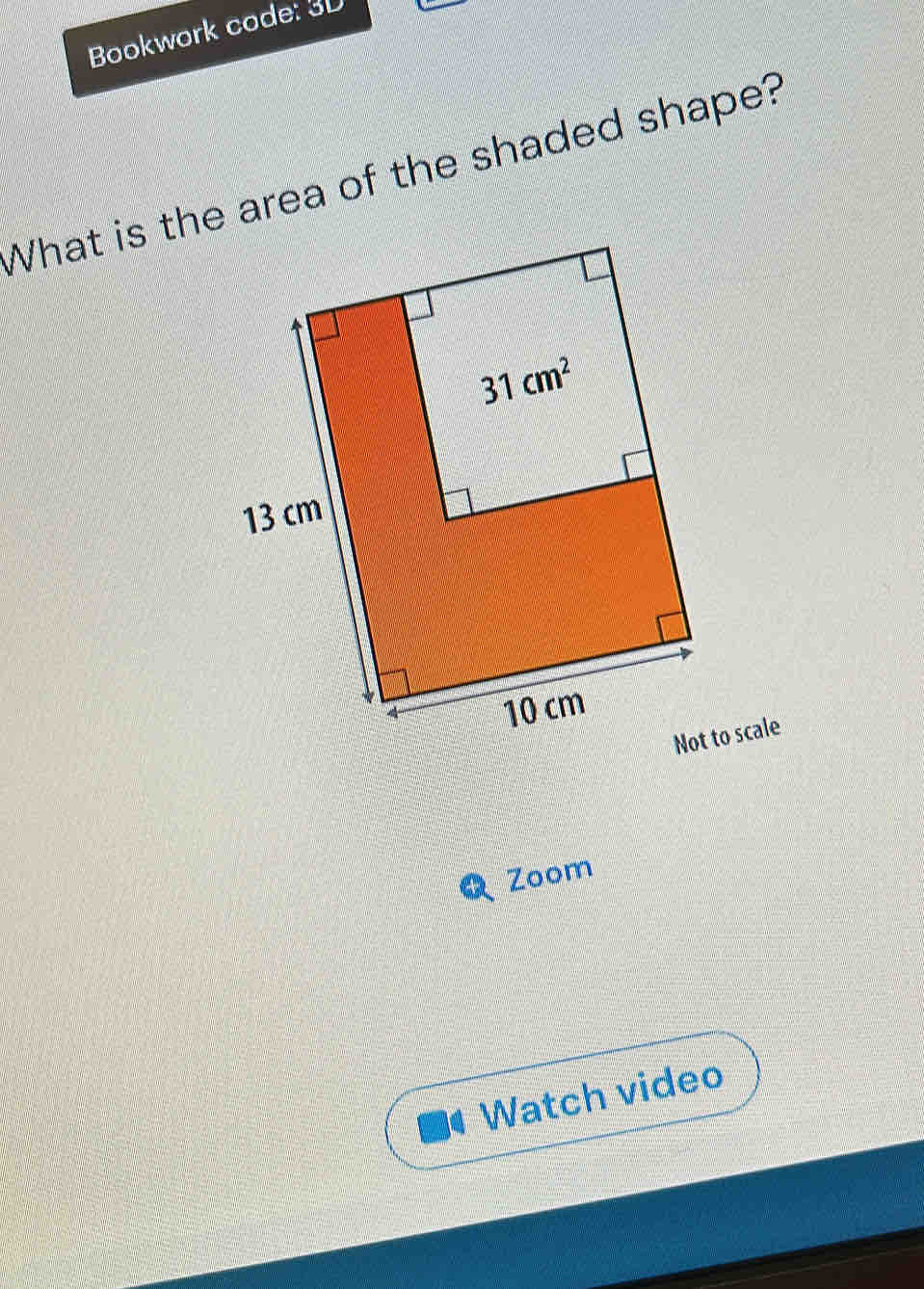 Bookwork code: 3D
What is the area of the shaded shape?
Zoom
Watch video