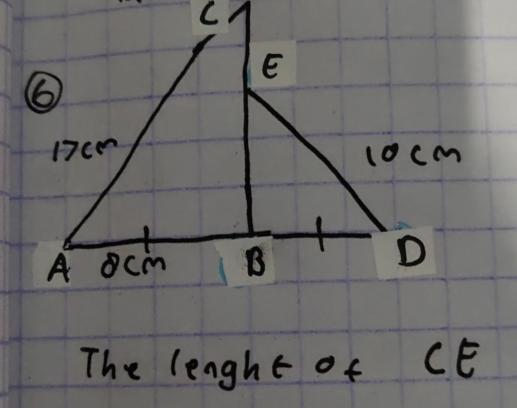 The lengte of CE