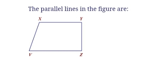 The parallel lines in the figure are: