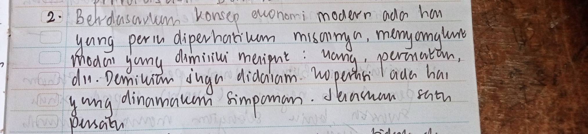 Behdiasavlumn konsep exononi modern ado han 
yong periu diperhatium misaimyn, menyanglane 
Moda, yang cimiiu meiput : yang, perinatin, 
dn. Deminicm iugn didaiam hopeths ade has 
yang dinamauom simpoman. Junsman sath 
pusatu