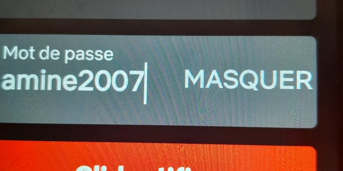 Mot de passe 
amine2007 MASQUER