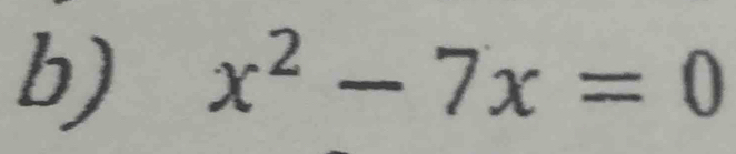 x^2-7x=0