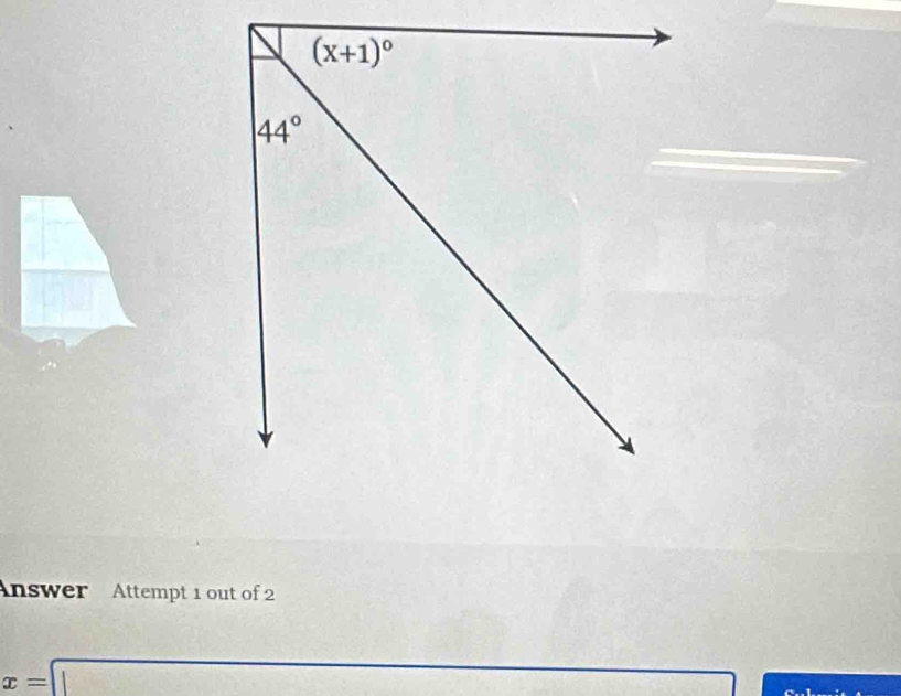 Answer Attempt 1 out of 2
x=1 -12 overline 8