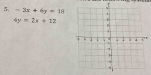 -3x+6y=18
4y=2x+12