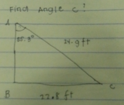 Find Angle c?