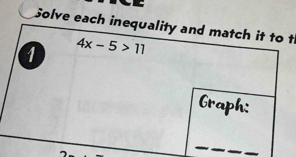 Solve each ineqt