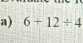 6+12/ 4