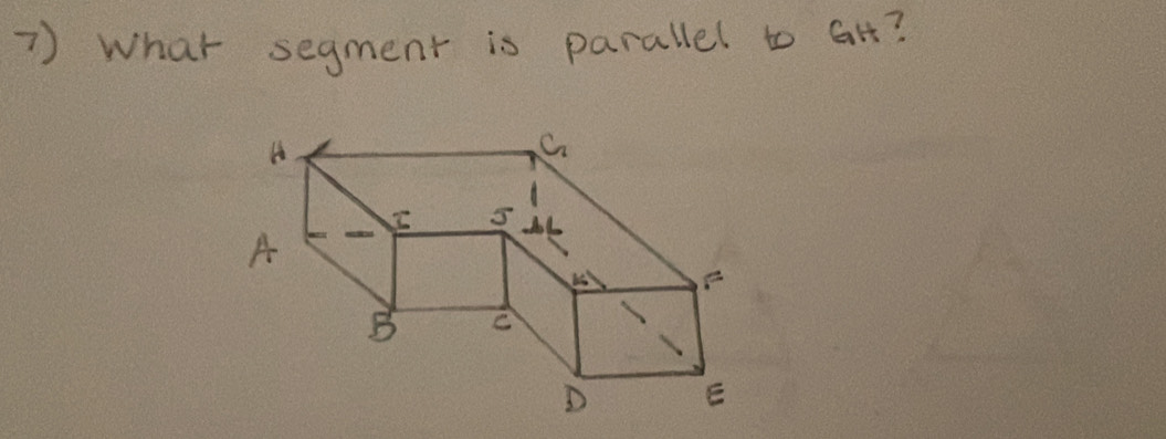 what segment is parallel to GaHt?