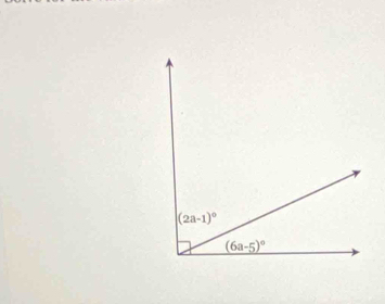 (2a-1)^circ 
(6a-5)^circ 