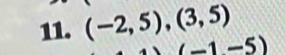 (-2,5),(3,5)
(-1-5)