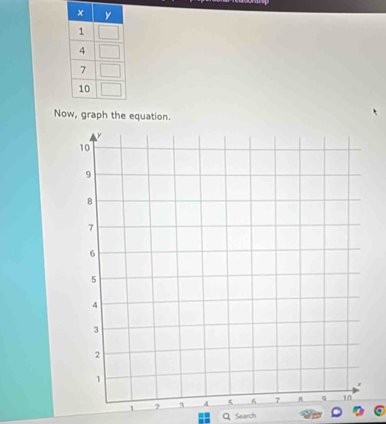 se 
Now, graph the equation. 
1 
a Search