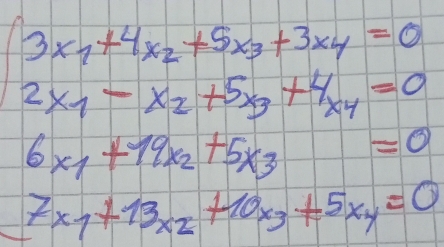 2x_1+x_2+x_3+x_4+3x_5+5x_4=0