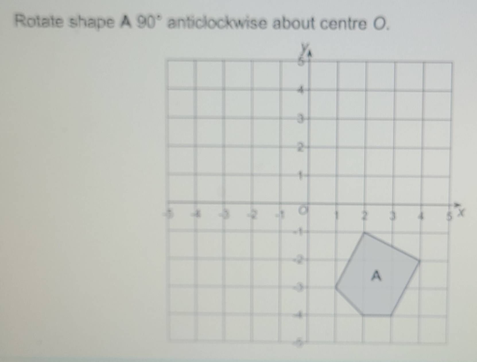 Rotate shape A90°