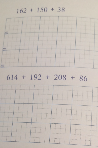 162+150+38
=
614+192+208+86