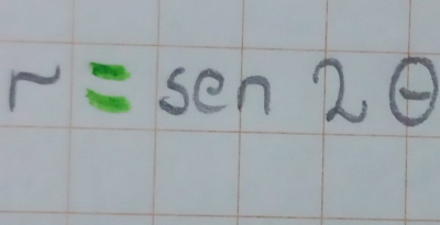 r=sen2θ