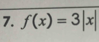 f(x)=3|x|