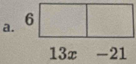 6□ □
13x-21