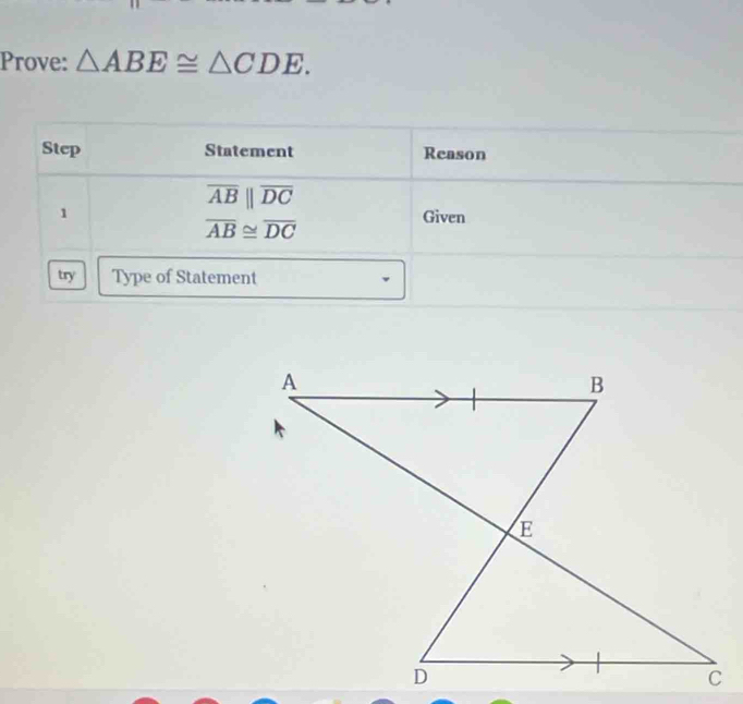 Prove: △ ABE≌ △ CDE.