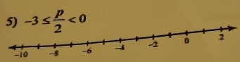 -3≤  p/2 <0</tex>