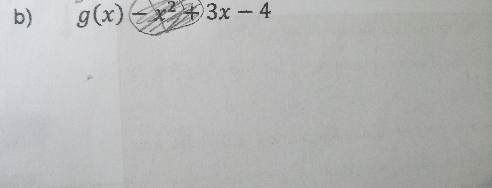 g(x)-x^2+3x-4