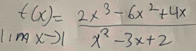 beginarrayr t(x)=frac 2x^3(6x)^2+4xmx^(2-3x+3x+2)