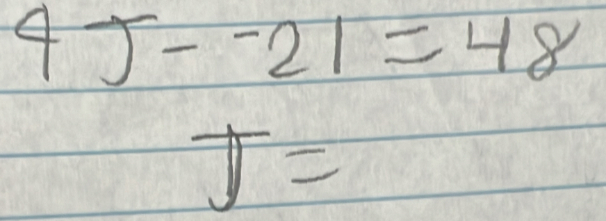 4J--21=48
π =