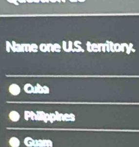 Name one U.S. territory. 
lnes