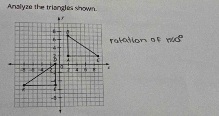 Analyze the triangles shown.