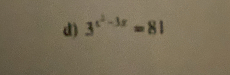 3^(x^2)-3x=81