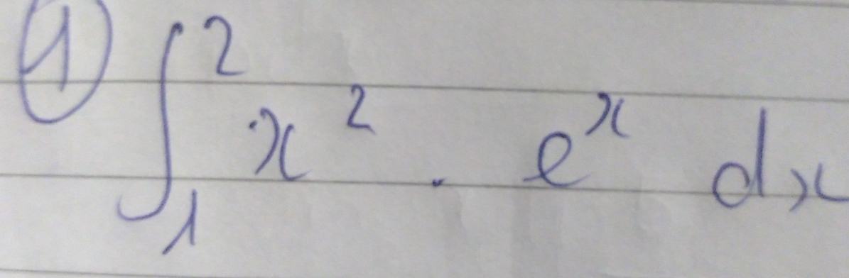 9 ∈t _1^(2x^2)· e^xdx