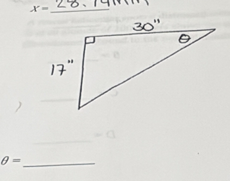 X=
_ θ =