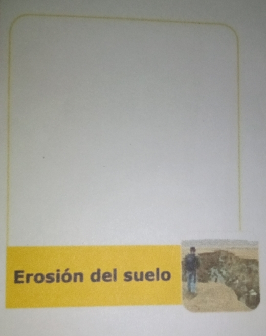 Erosión del suelo