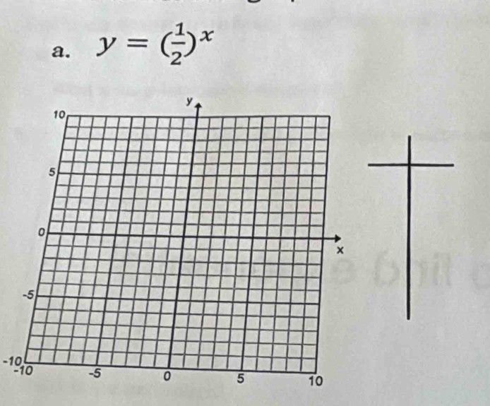 y=( 1/2 )^x
-10
-