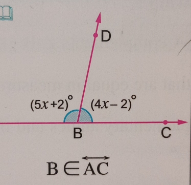 B∈ vector AC