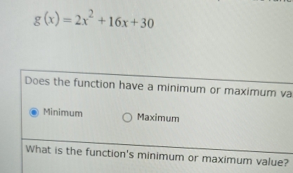 g(x)=2x^2+16x+30
a