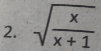 sqrt(frac x)x+1