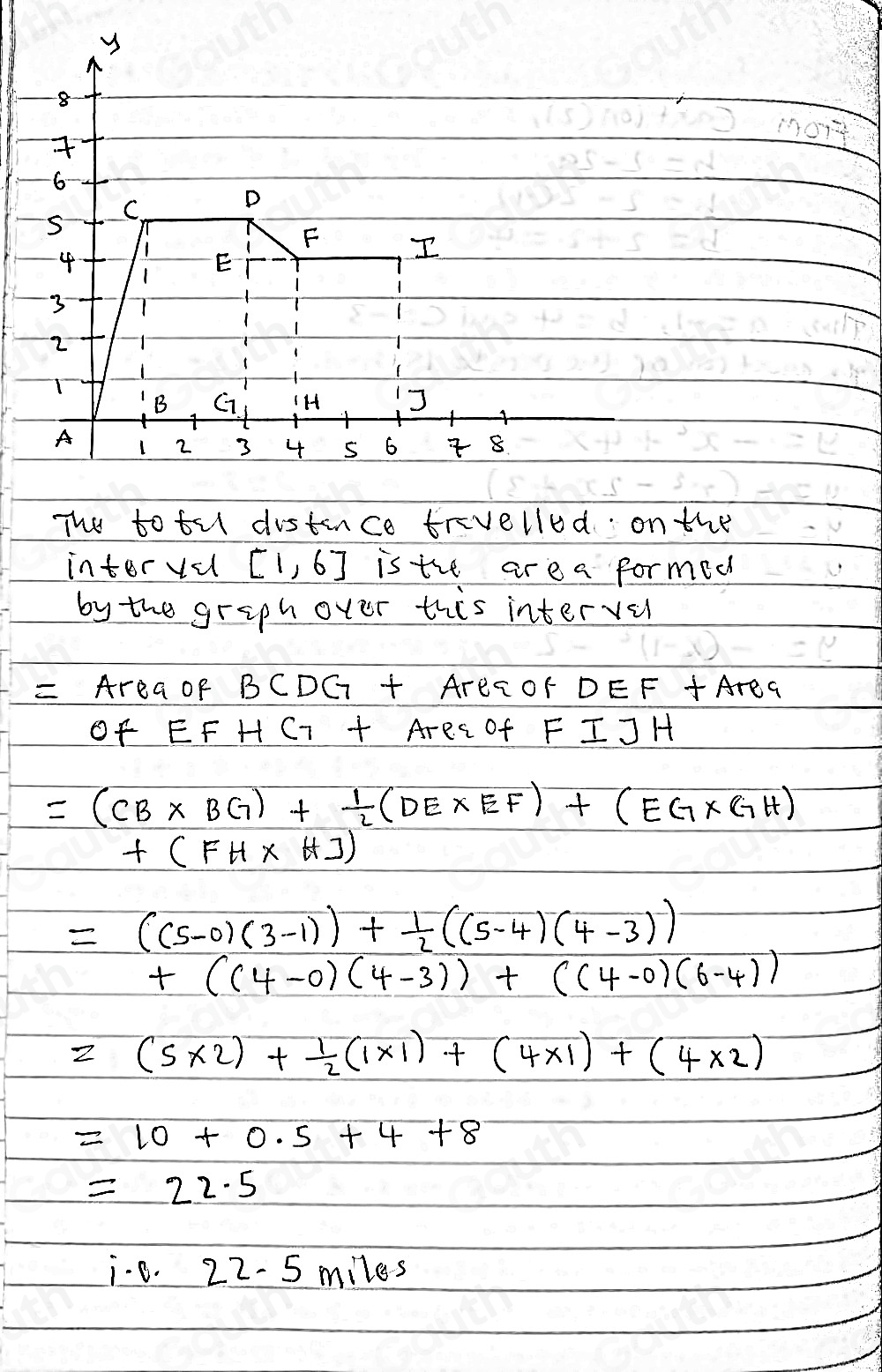 Solved: While training for a marathon, Vera's velocity varied as shown ...