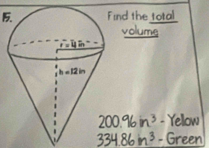 ind the total
volume