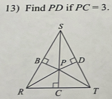 Find PD if PC=3.