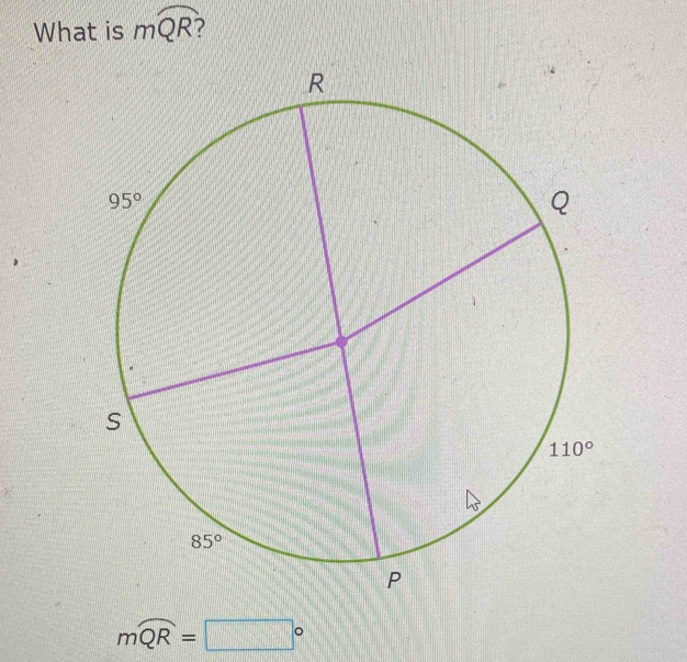 What is mwidehat QR?
mwidehat QR=□°