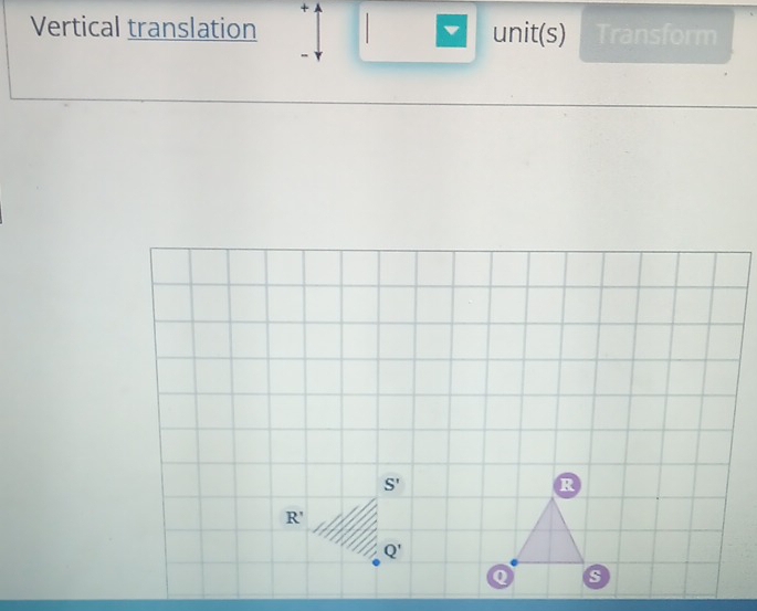 +
Vertical translation unit(s) Transform