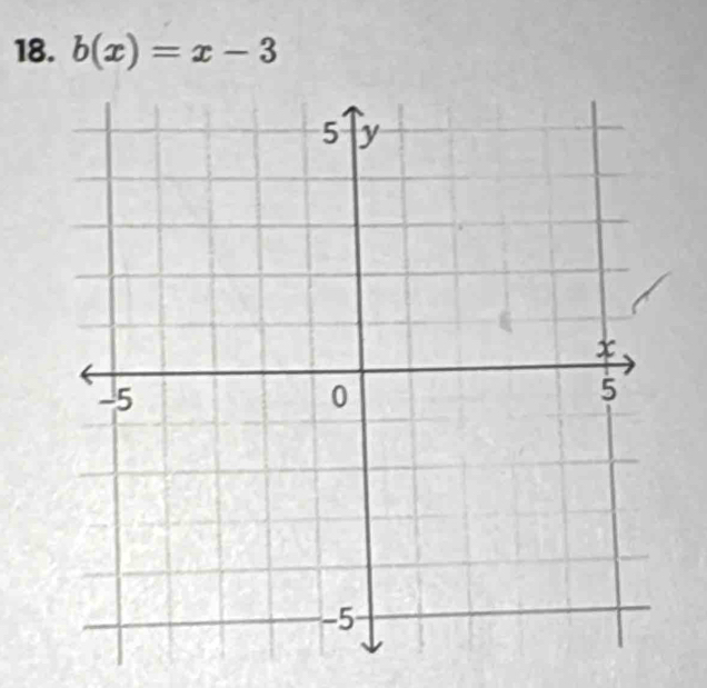 b(x)=x-3