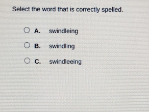 Select the word that is correctly spelled.