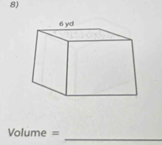 Volume =